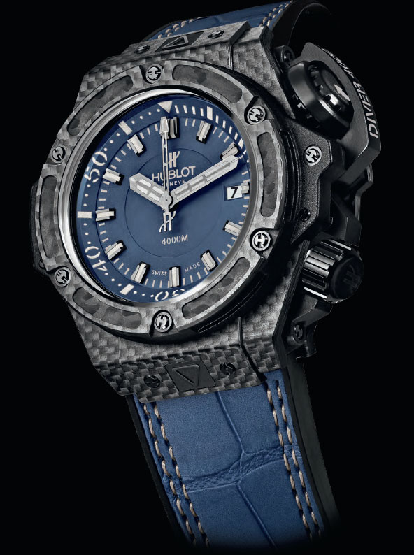 Hublot King Power OCEANOGRAPHIC 4000 CARBON denim 731.QX.5190.gr mens watches